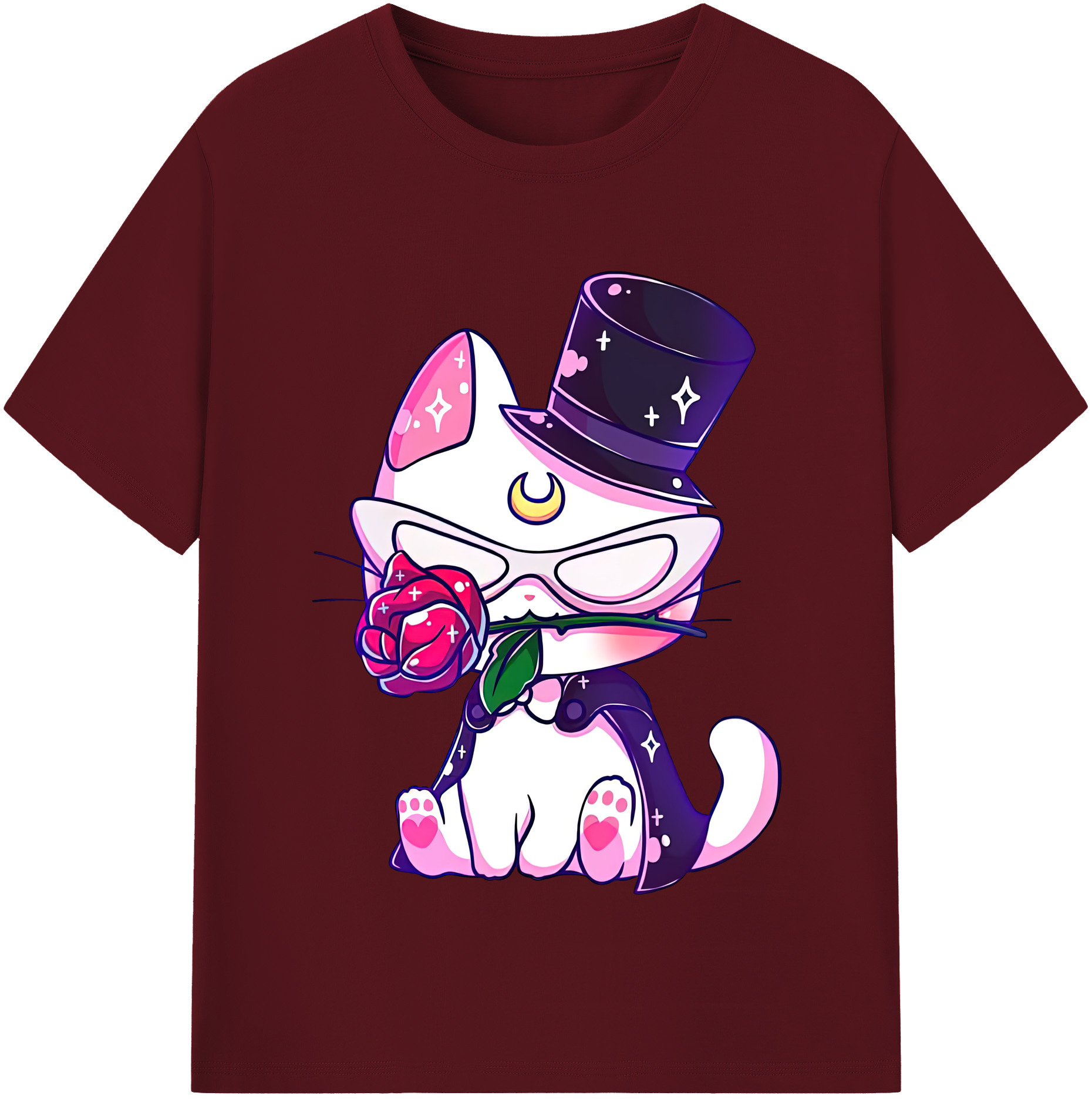 （画像用） 美少女戦士セーラームーン Sailor Moon 綿100％半袖Tシャツ（フロントプリント）